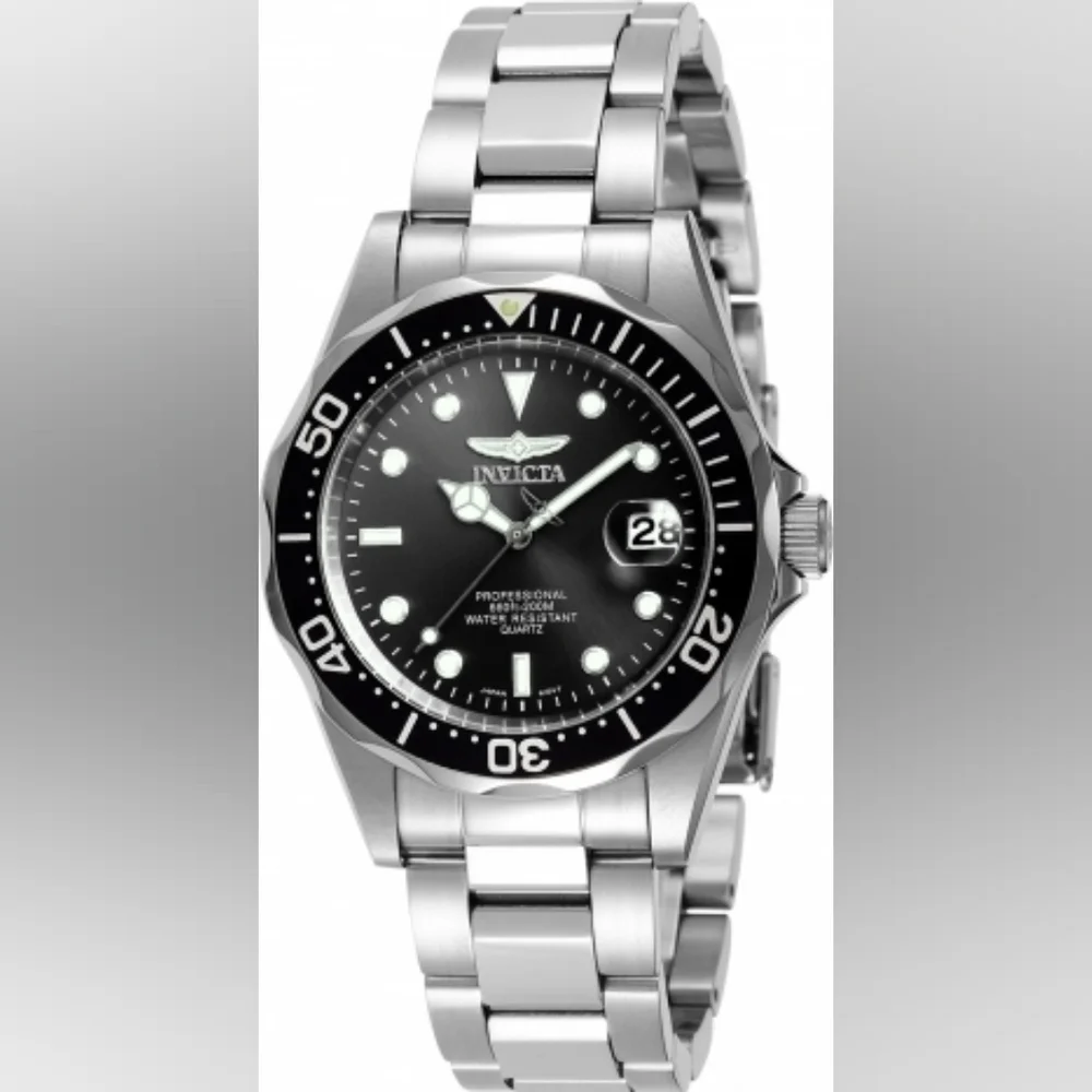 NEW NIB Invicta Pro Diver Unisex‎ Watch - 37.5mm, Stainless Steel 8932
